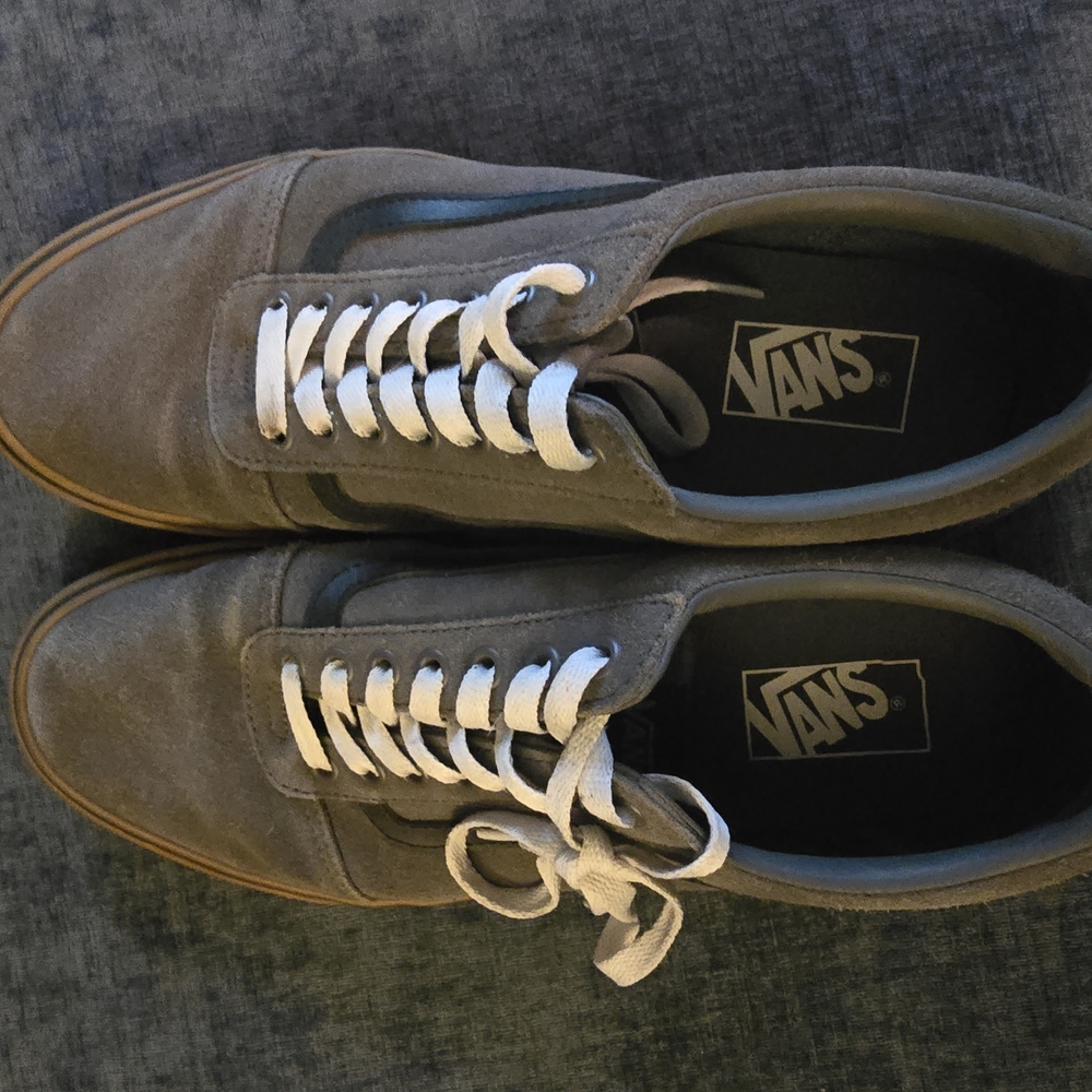 Vans Gray Sneakers Classic Skate Style